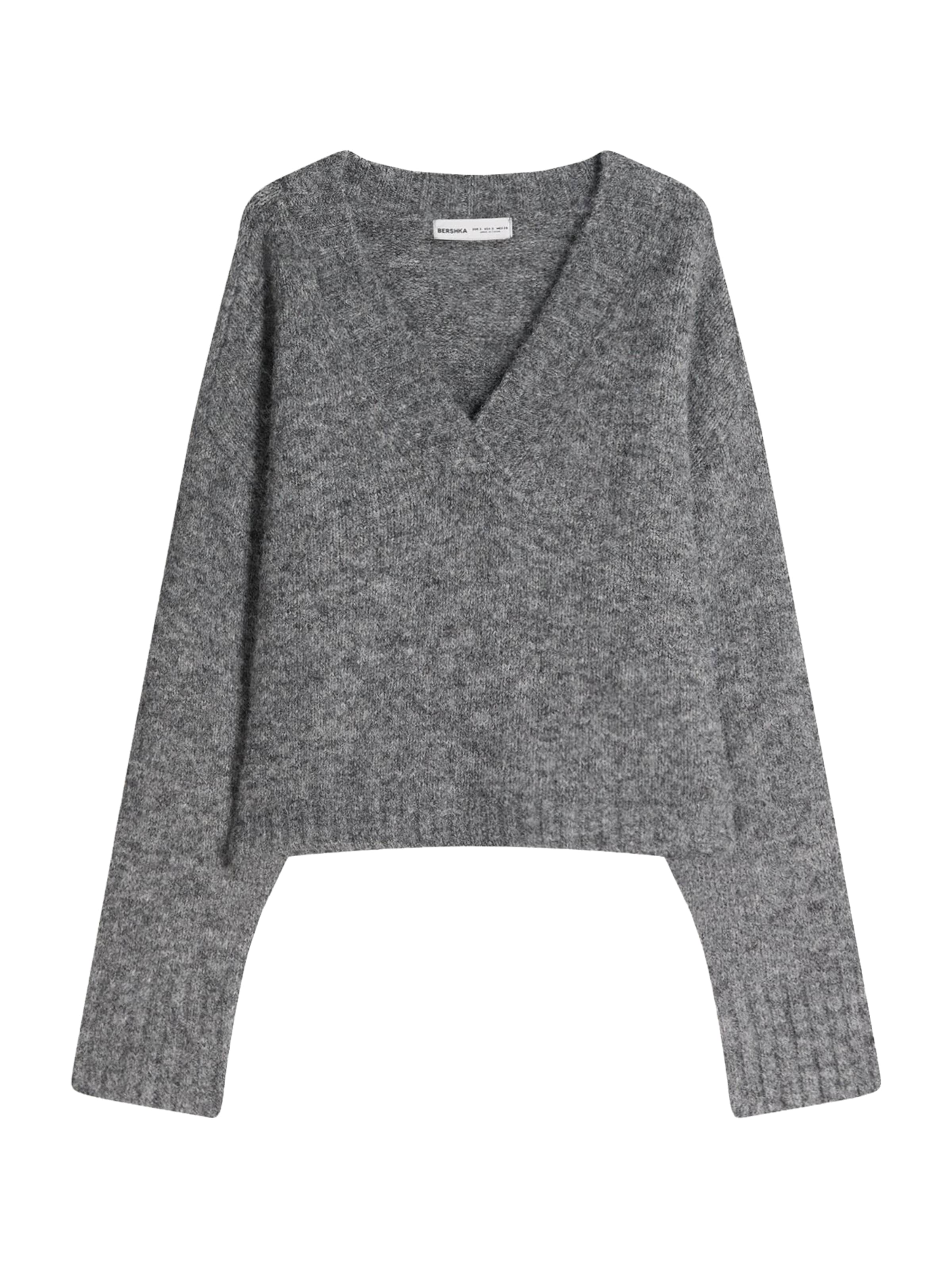Bershka Trui in Grijs: voorkant