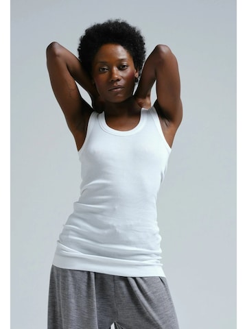 Seamless Basic Top 'Crush' in Wit: voorkant
