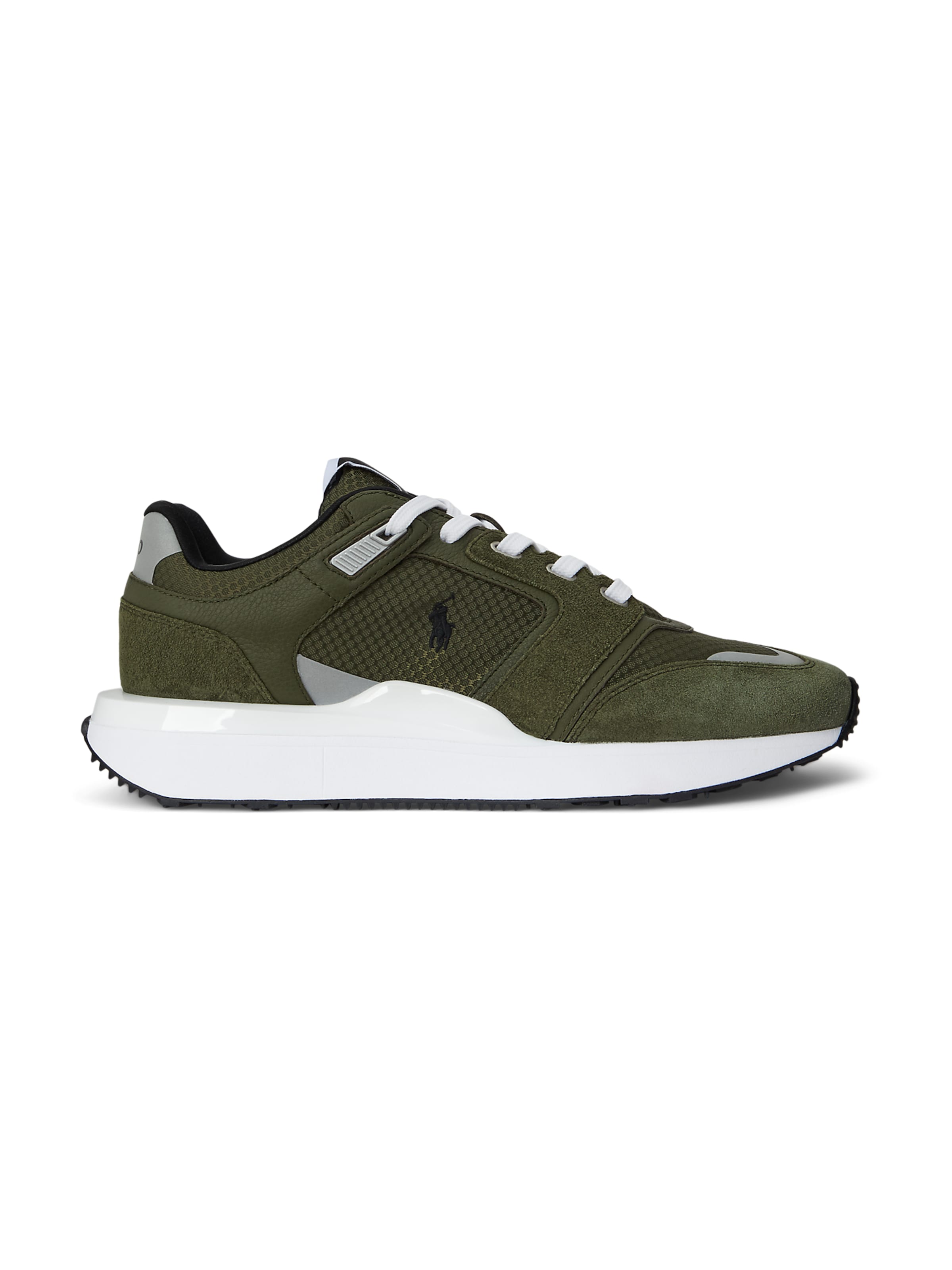 Polo Ralph Lauren Baskets basses 'TRN 89 PP V2' en bleu foncé / olive / blanc, Vue avec produit