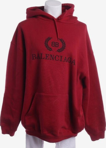 Balenciaga Sweatshirt & Zip-Up Hoodie in L in Red: front