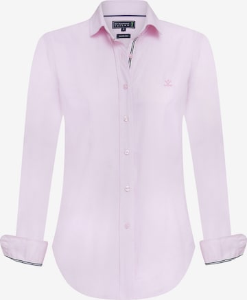 Sir Raymond Tailor Blouse 'Lolas' in Pink: front