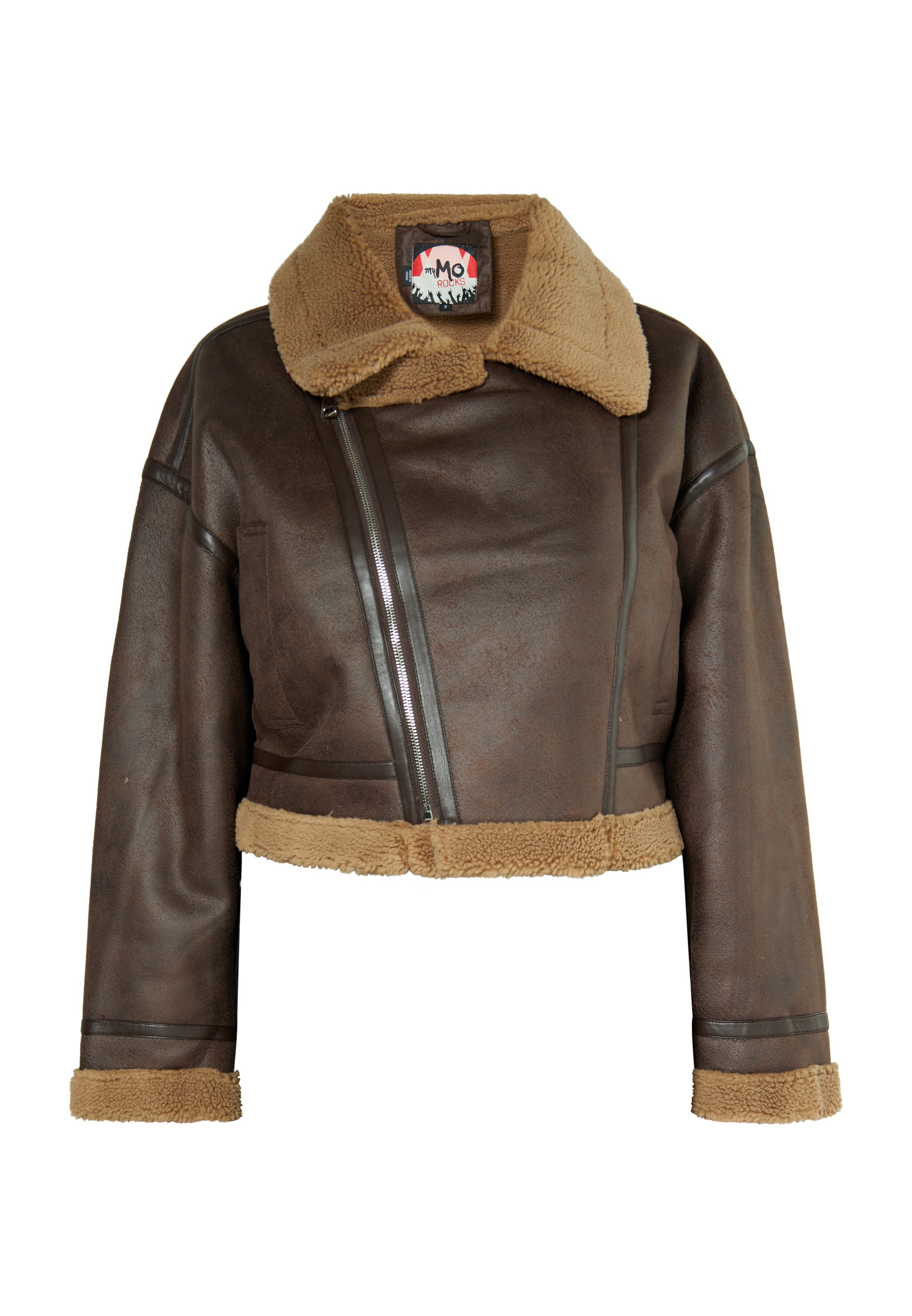 MYMO Välikausitakki 'Biany' värissä ruskea: etupuoli