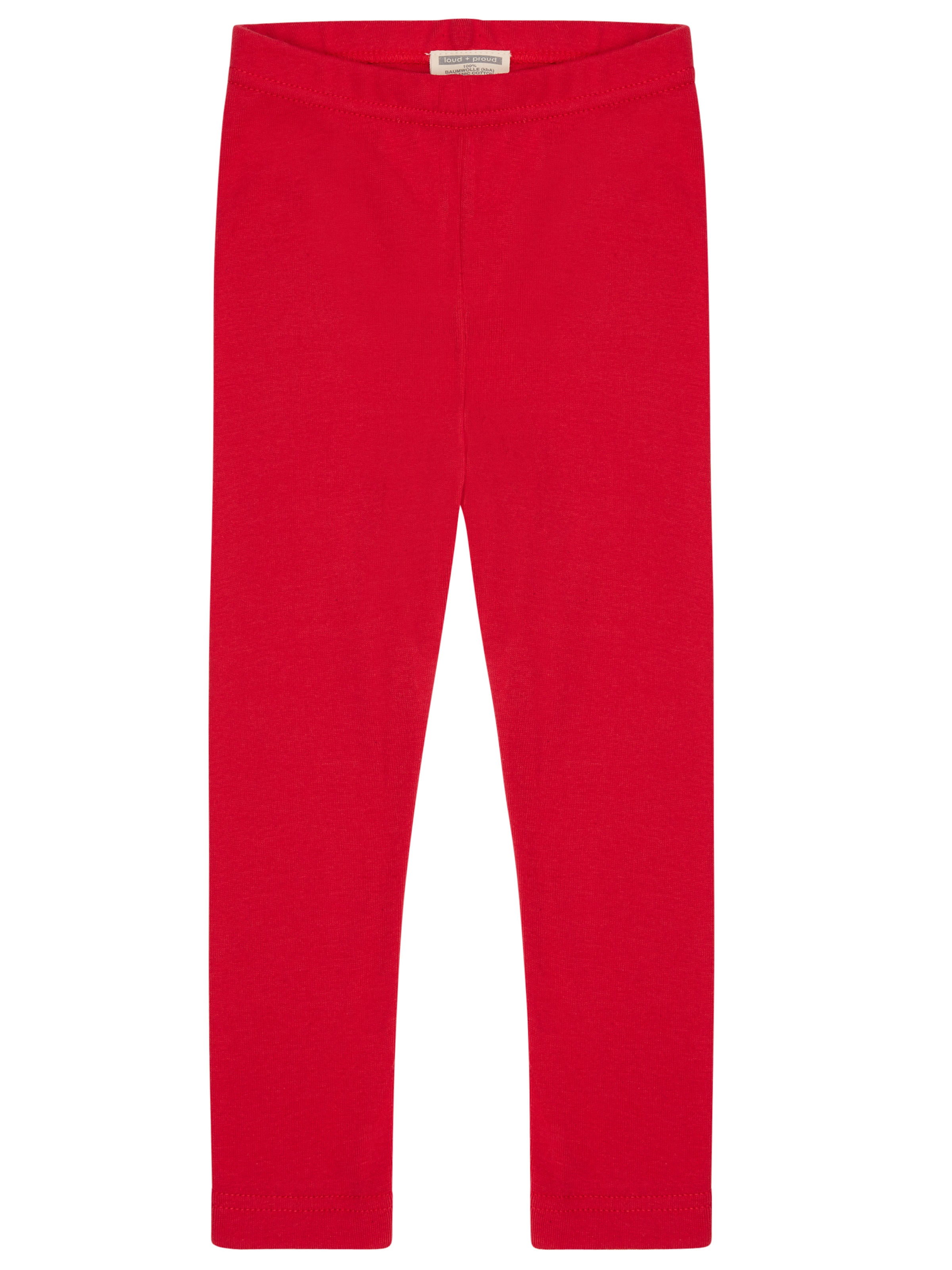 loud + proud Slim fit Leggings in Red: front