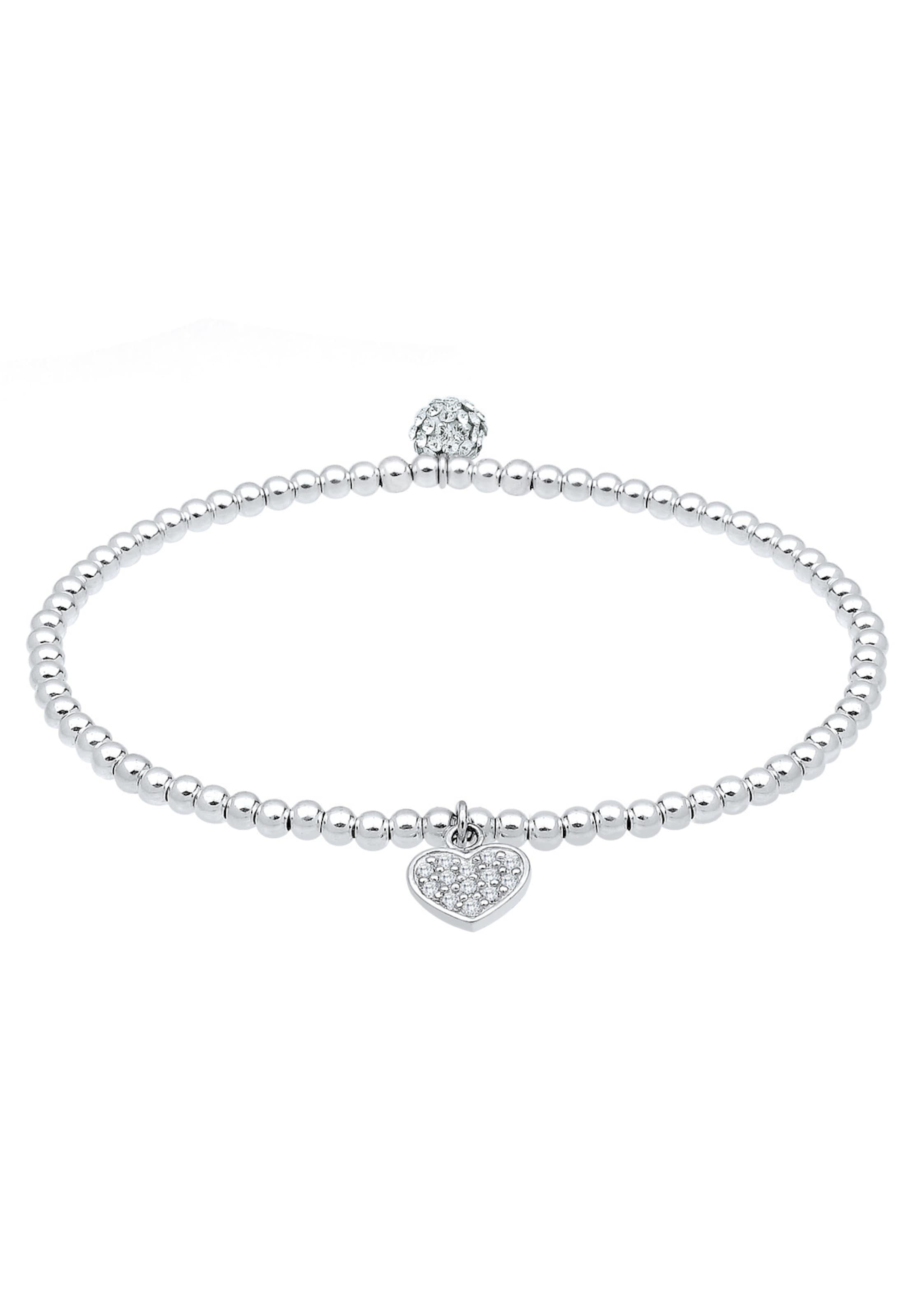 Bracelet 'Herz' ELLI en blanc : devant
