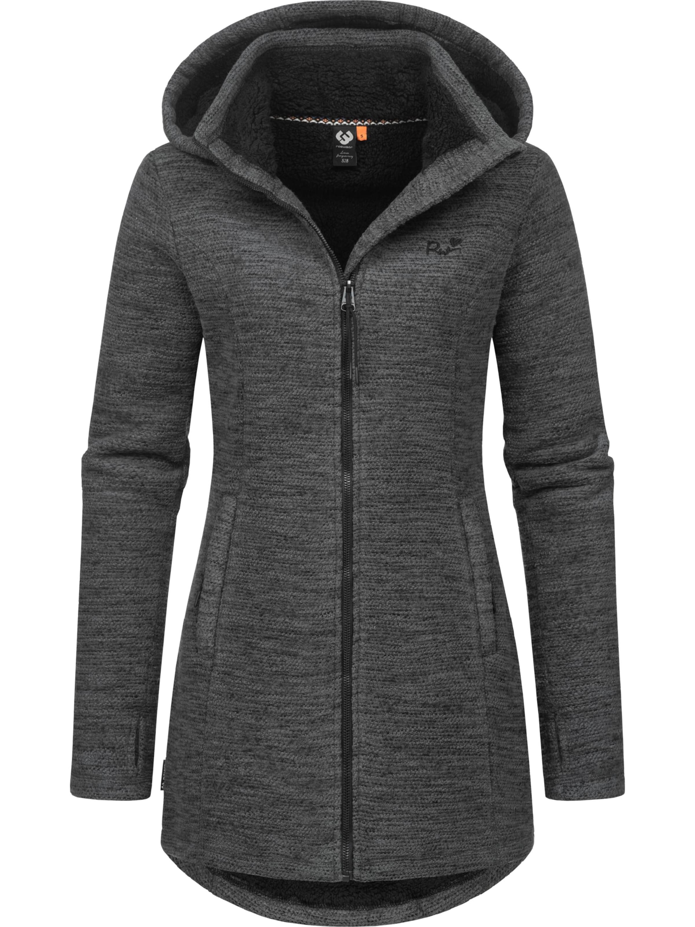 Ragwear Kardigán 'Leysha' - szürke: elől