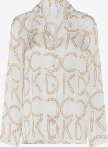 CCDK Copenhagen Pyjamapaita 'Josephine' värissä valkoinen: etupuoli