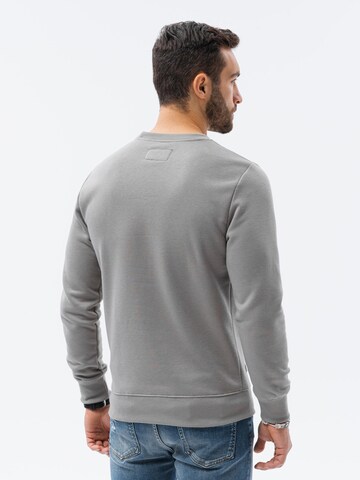 Sweat-shirt 'B978' Ombre en gris
