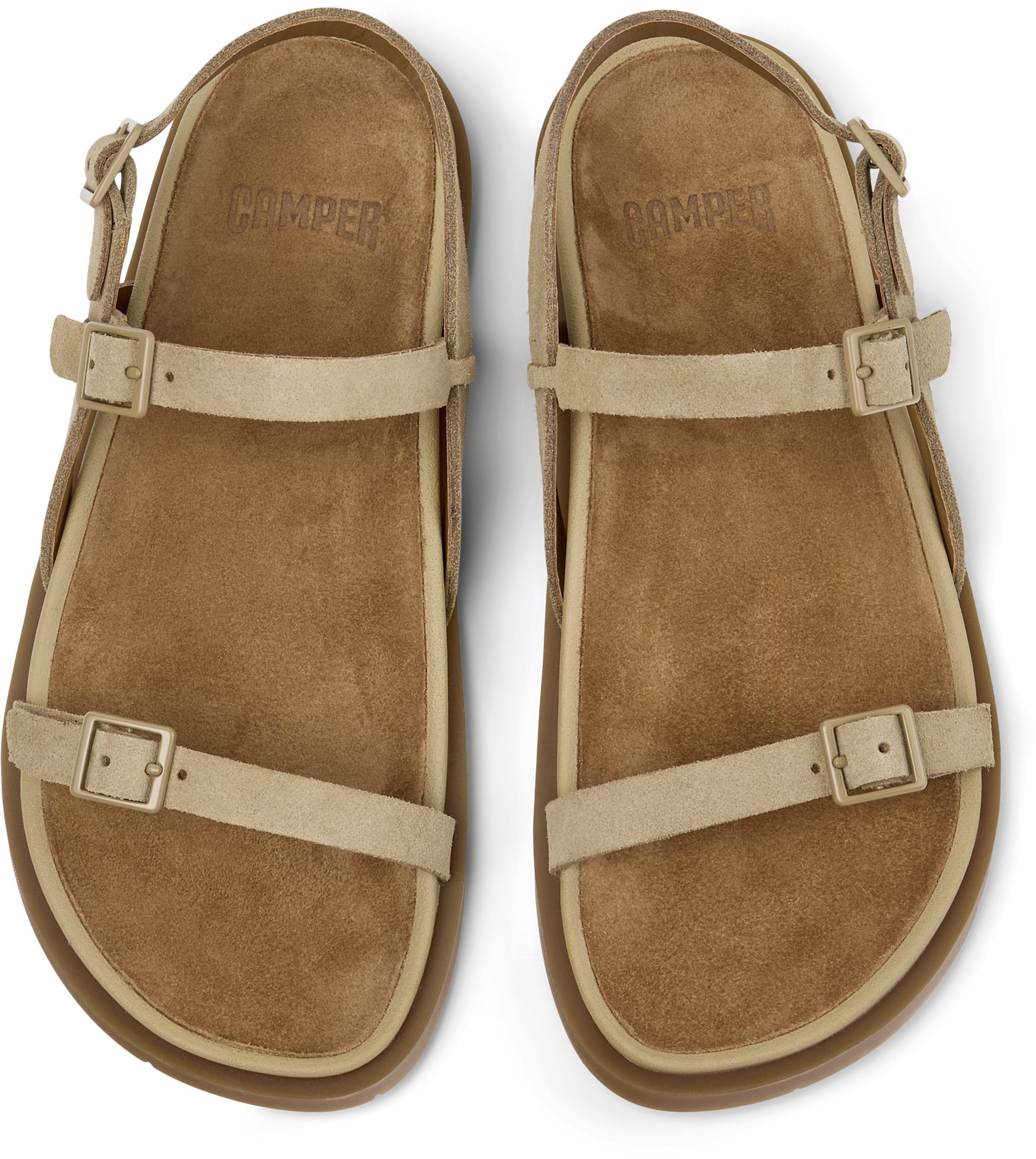Sandalo con cinturino ' Lluc  ' di CAMPER in beige