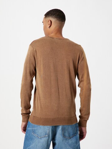 BLEND Sweater in Brown