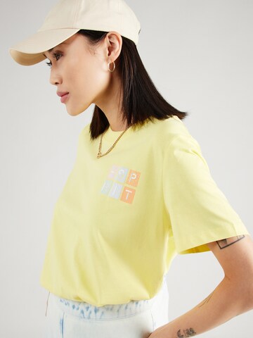 T-shirt ESPRIT en jaune