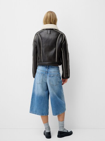 Veste mi-saison Bershka en noir