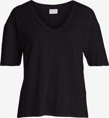 VILA Shirt 'Loina' in Zwart: voorkant