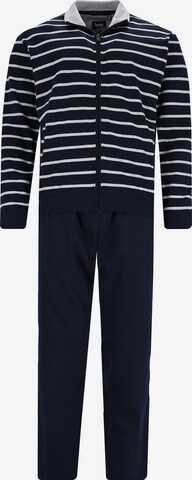 HAJO Long Pajamas in Blue: front