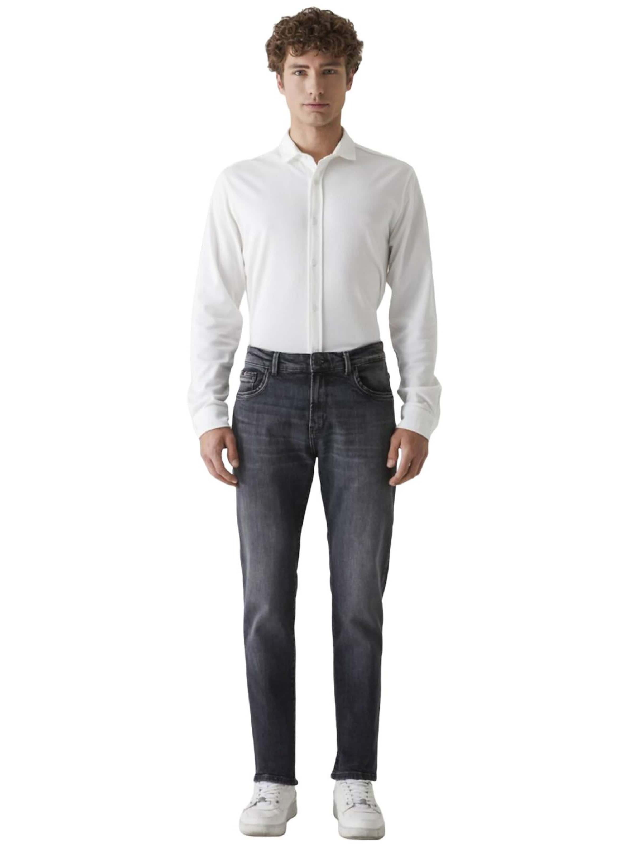 LTB Jeans - regular Vaquero 'LTB Jeans Herren Hollywood Z D Straight Mid Waist Jeans' en gris