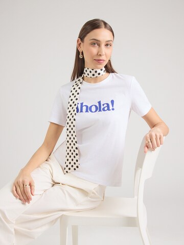 ONLY Μπλουζάκι 'ONLMIA' σε λευκό: μπροστά