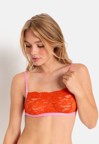 LSCN by LASCANA Bralette Bra in Orange: front