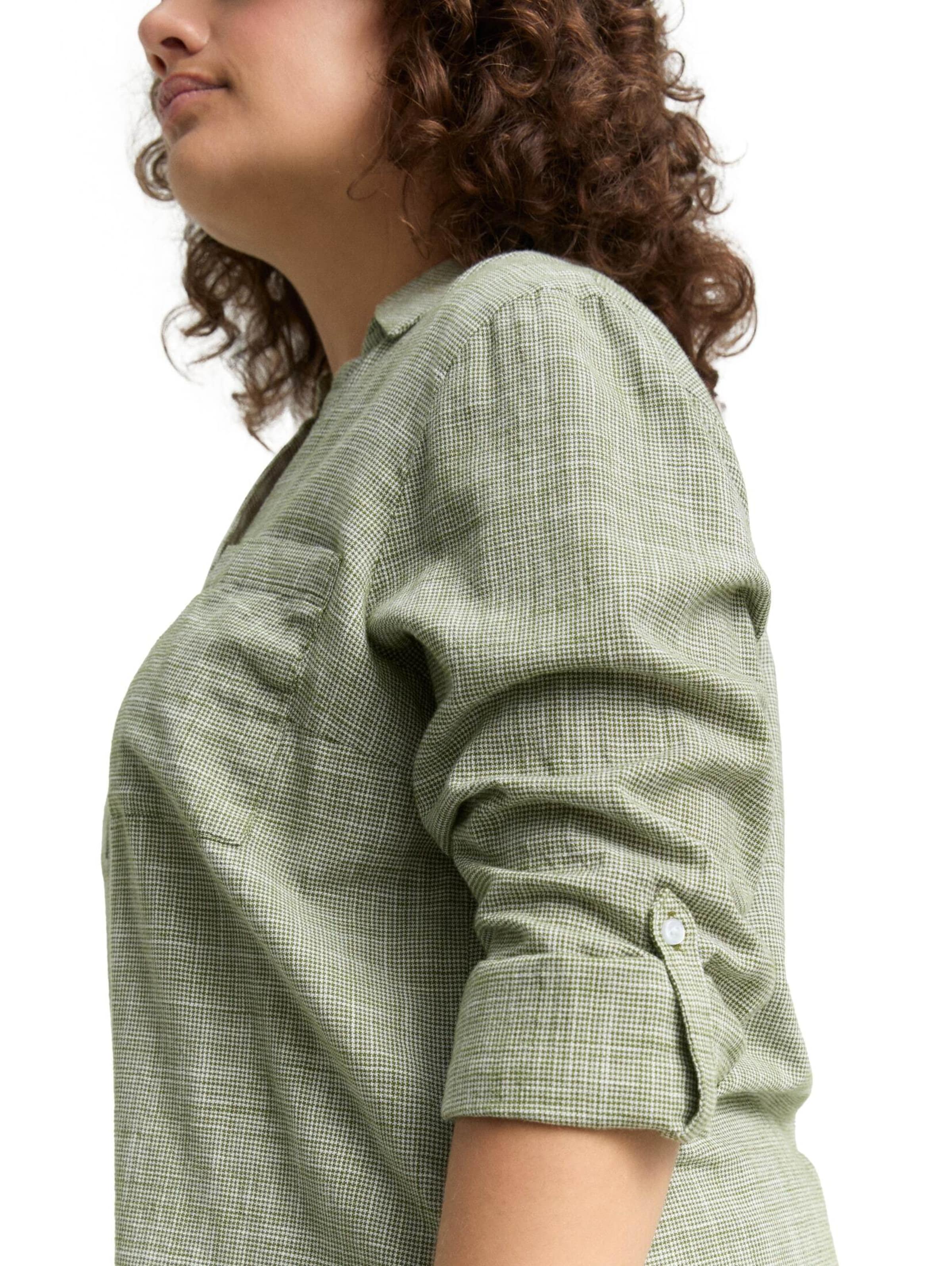 Tom Tailor Women + Blouse in Green