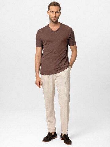 Antioch - Camisa 'Marcello' em castanho