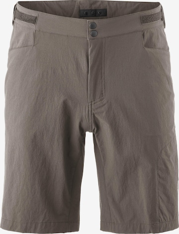 GONSO Regular Workout Pants 'Adventure' in Brown: front