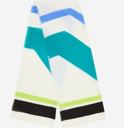 s.Oliver Scarf in Blue / Cyan blue / Lime / White, Item view