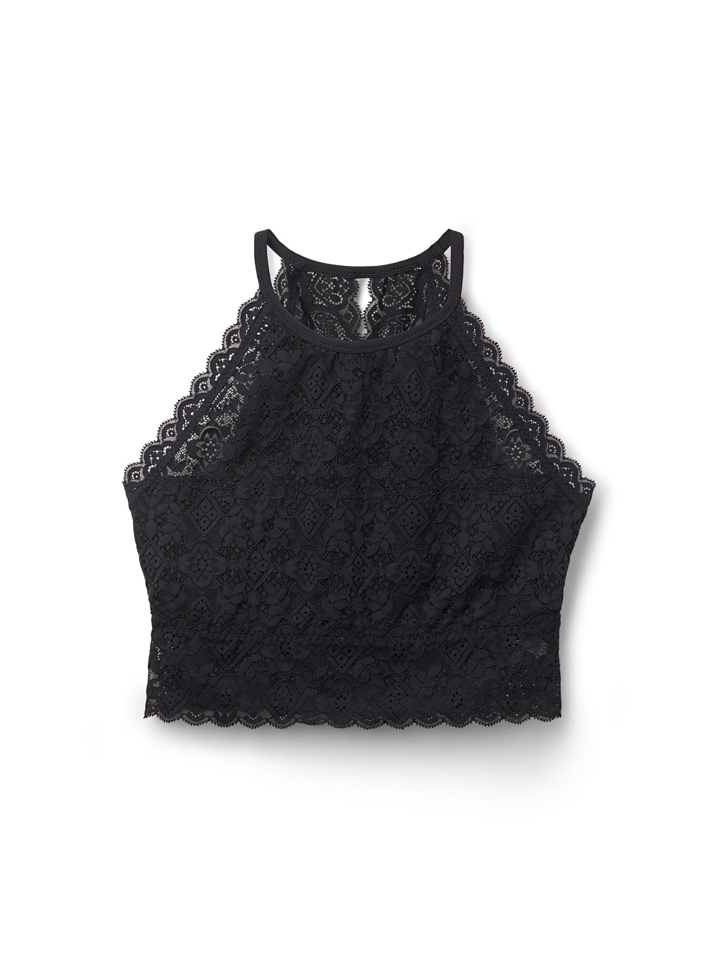 INTIMISSIMI Top in Schwarz: Vorderseite