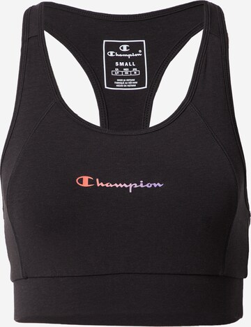 Champion Authentic Athletic Apparel Bustier Sport-BH in Schwarz: predná strana