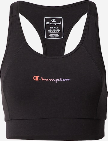 Champion Authentic Athletic Apparel Sports Bra in Black: front