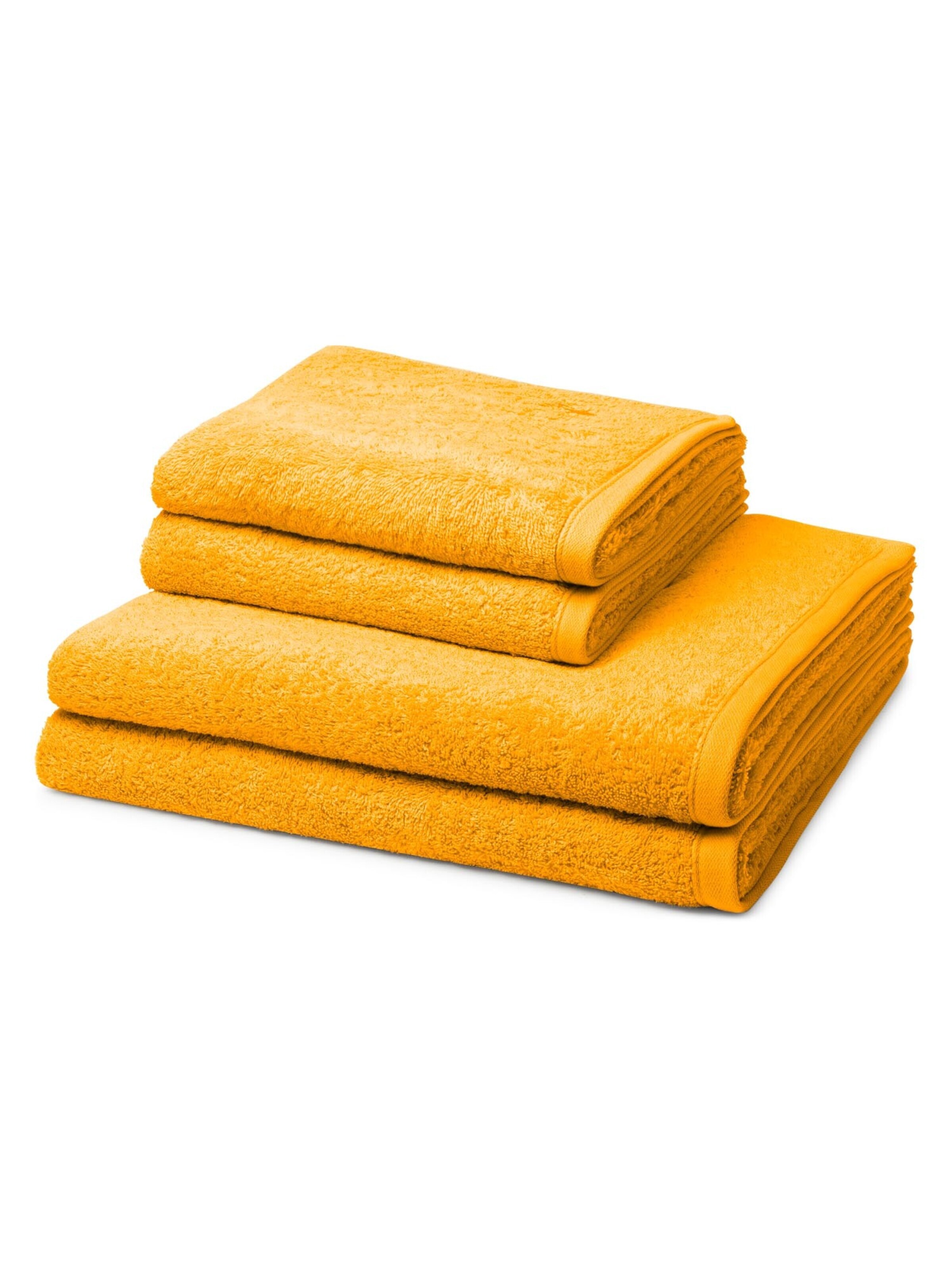 ROSS Handtuch 'Vita'‌‌‌‌ in Gelb: Vorderseite