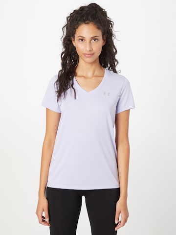 T-shirt fonctionnel 'Tech' UNDER ARMOUR en violet : devant