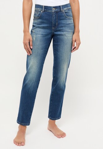 Angels Regular Straight-Leg Jeans in Blau: predná strana