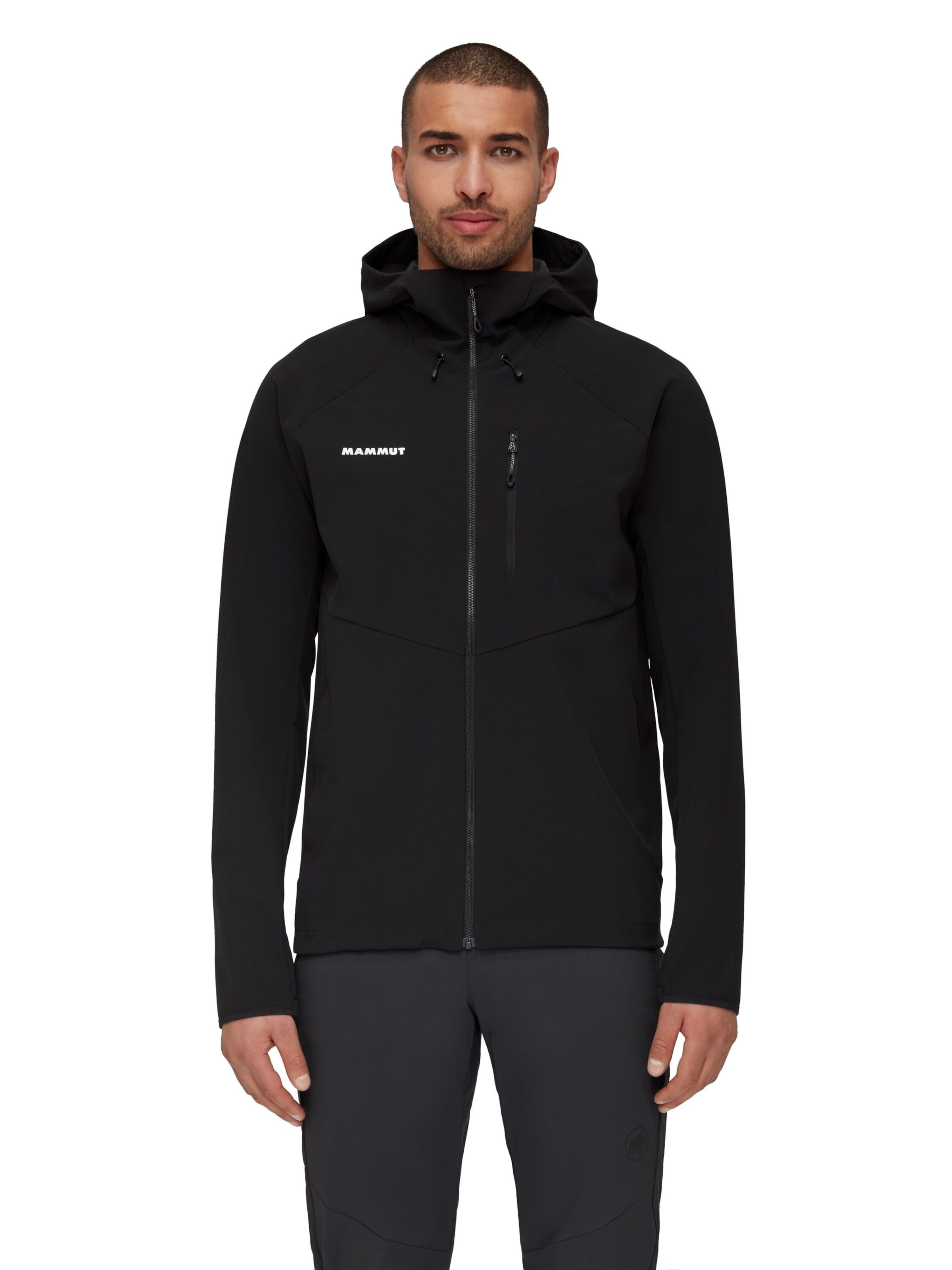 MAMMUT Outdoor jacket in Black: front