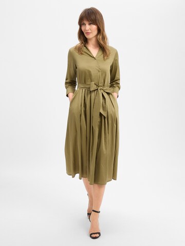 Robe-chemise Ambiance en vert : devant