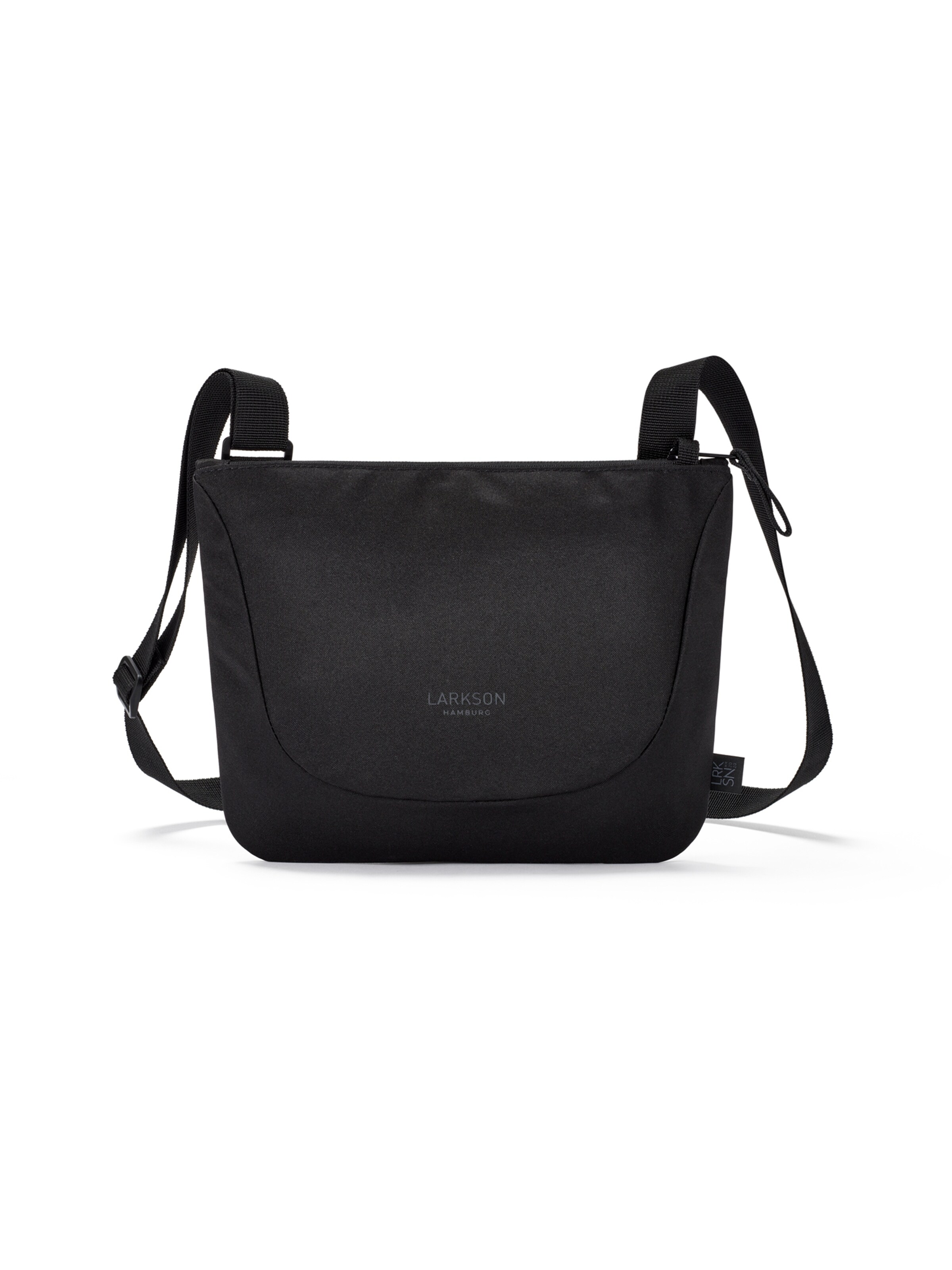 LARKSON Skuldertaske 'Henrik' i sort: forside