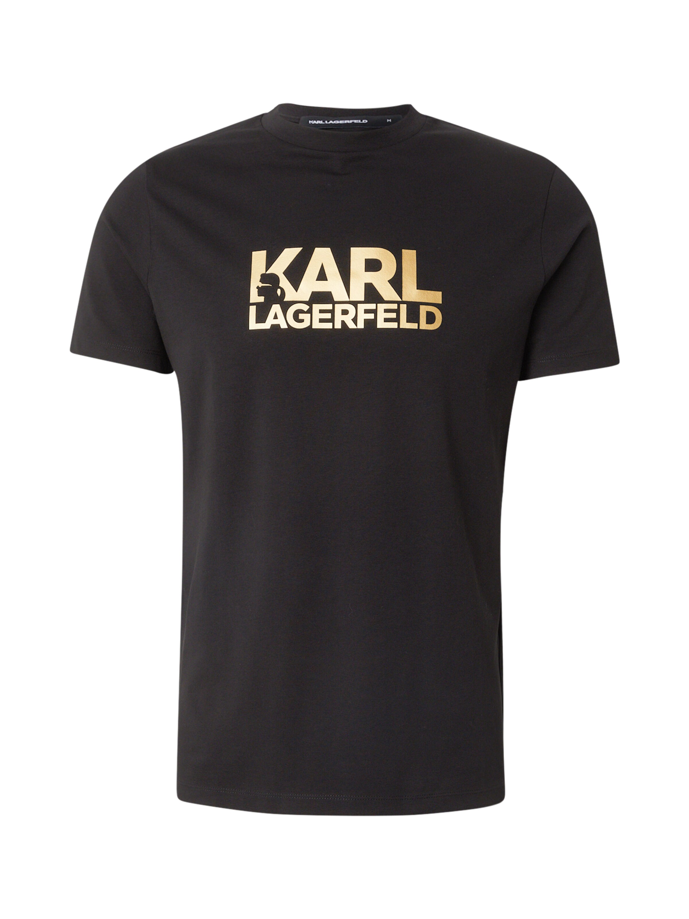 Karl Lagerfeld T-Shirt in Schwarz: Vorderseite