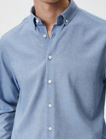Koton Regular fit Button Up Shirt in Blue