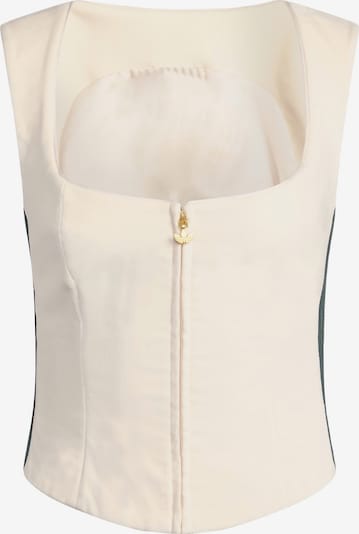 Palaidinė be rankovių 'VELVET CORSET' iš ADIDAS ORIGINALS, spalva – juoda / balta, Prekių apžvalga