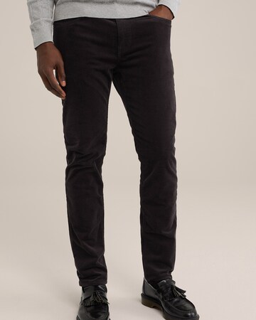 Coupe slim Pantalon WE Fashion en noir