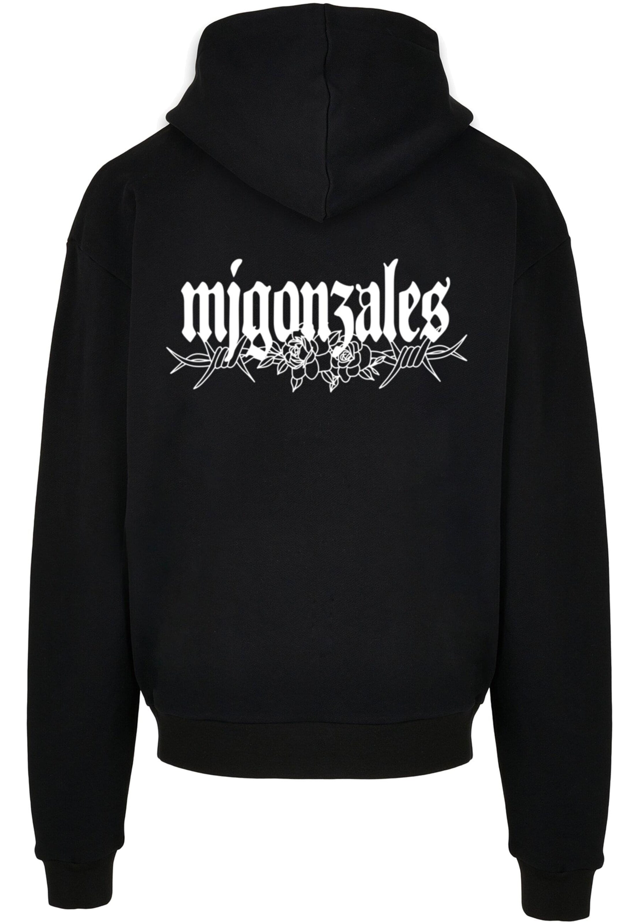 MJ Gonzales Mikina 'Barbed Bloom' – černá
