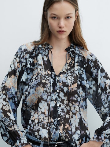 MANGO Blouse 'CORDOBA2' in Zwart