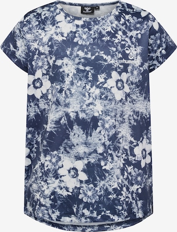 T-Shirt 'Nanna' Hummel en bleu : devant