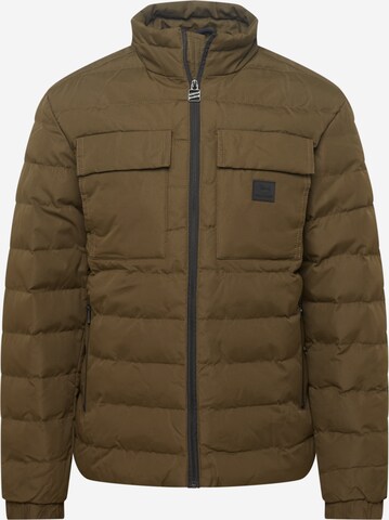 Petrol Industries Between-season jacket in Brown: front