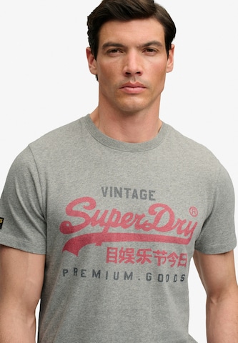 Superdry & Co Μπλουζάκι 'HERITAGE' σε γκρι