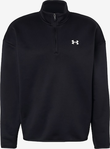 UNDER ARMOUR Urheilullinen collegepaita värissä musta: etupuoli