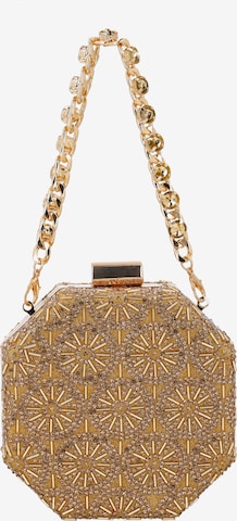 usha BLACK LABEL Clutch in Gold: front