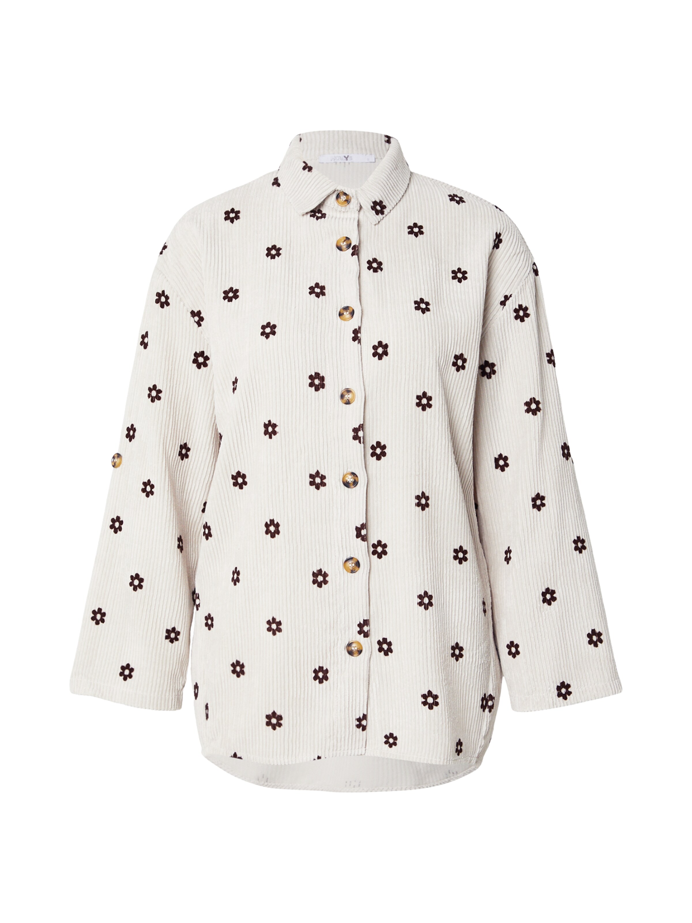 Hailys Blouse 'Ro44bina' in Beige: front