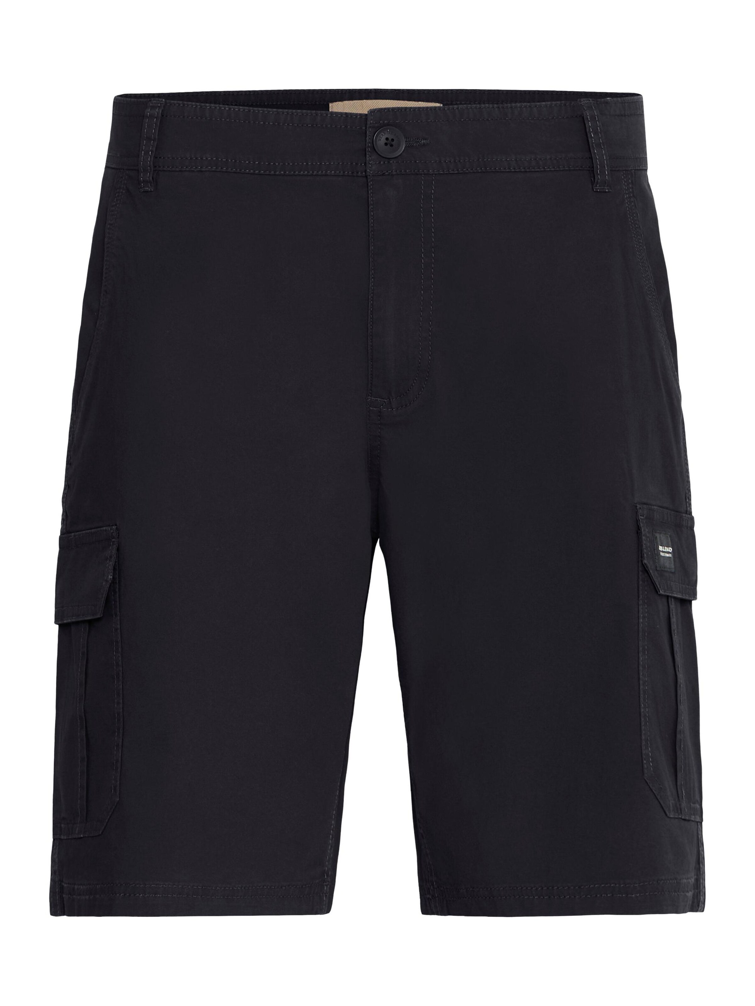 regular Pantaloni cargo 'Tiam' di BLEND in nero: frontale