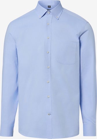 Nils Sundström Hemd in Blau: Vorderseite