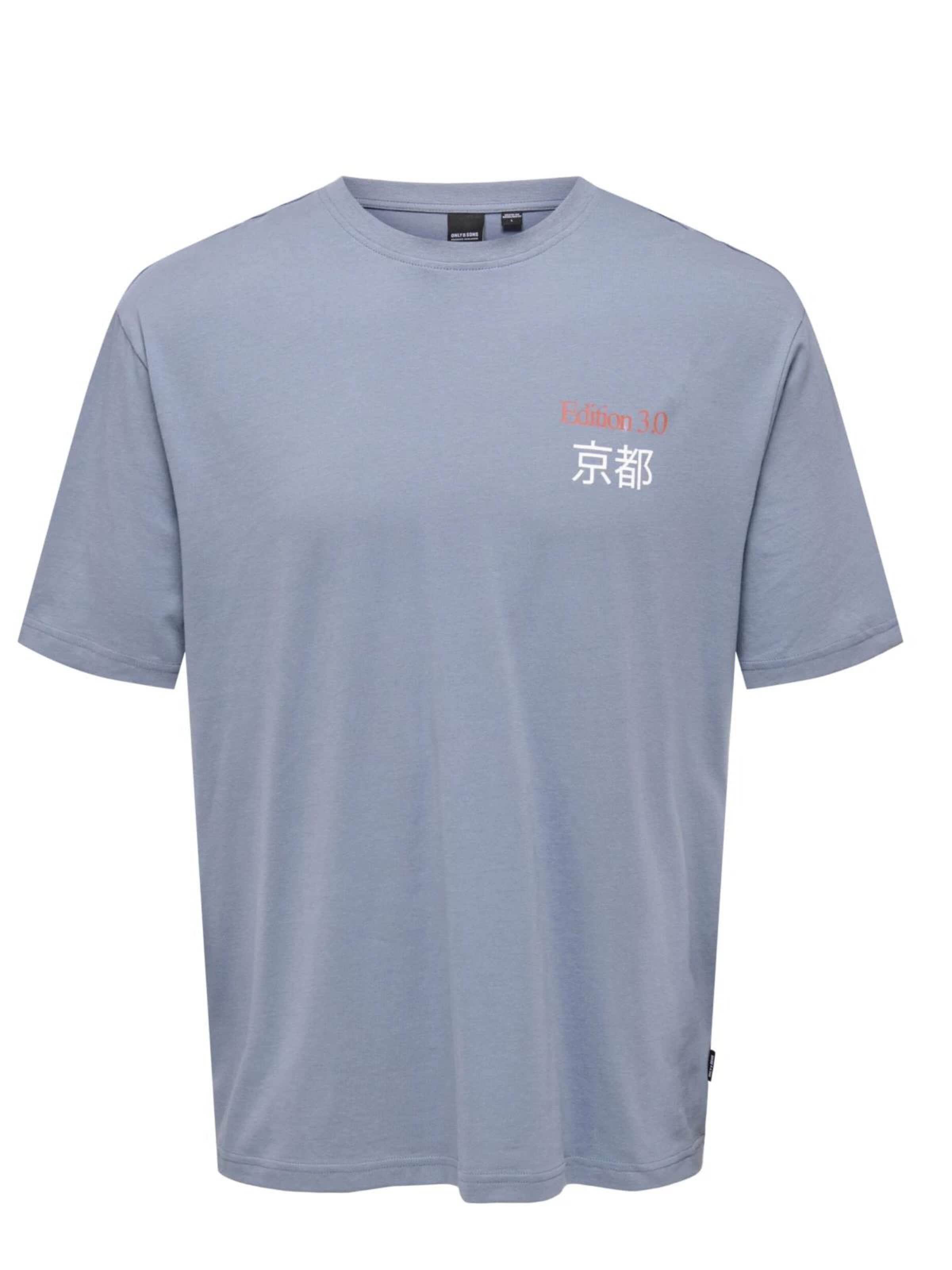 ONLY Shirt in Blauw: voorkant