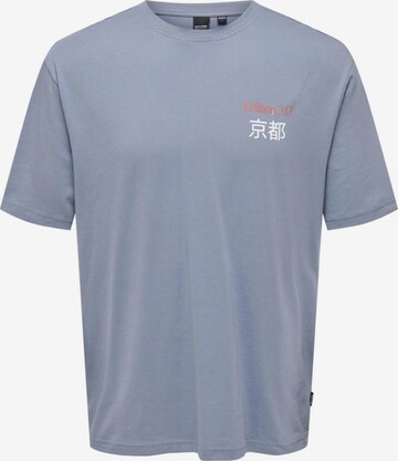 ONLY Shirt in Blauw: voorkant