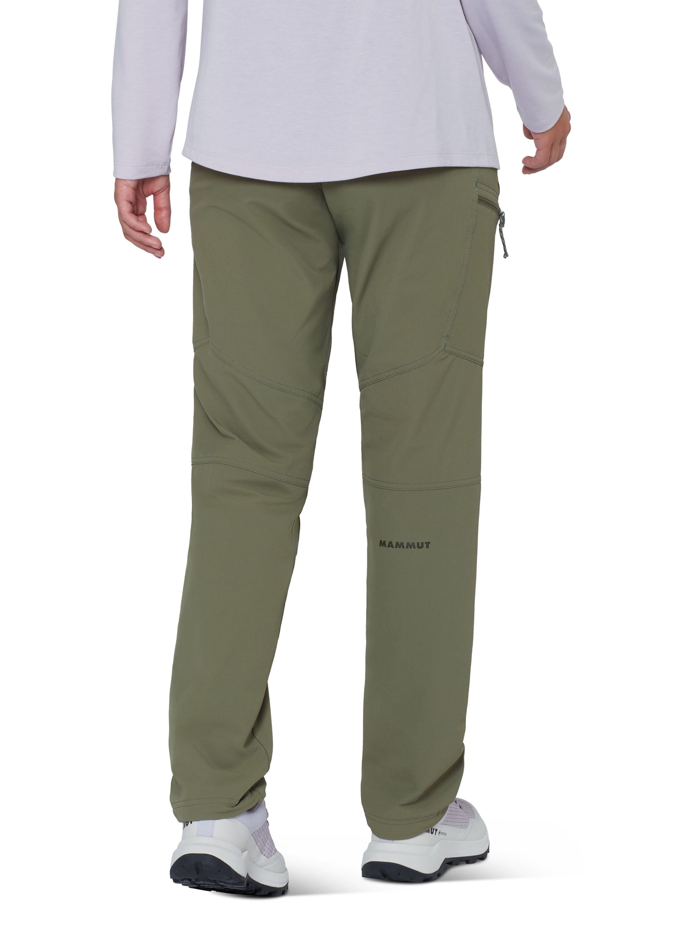 MAMMUT Regular Outdoor Pants in Green